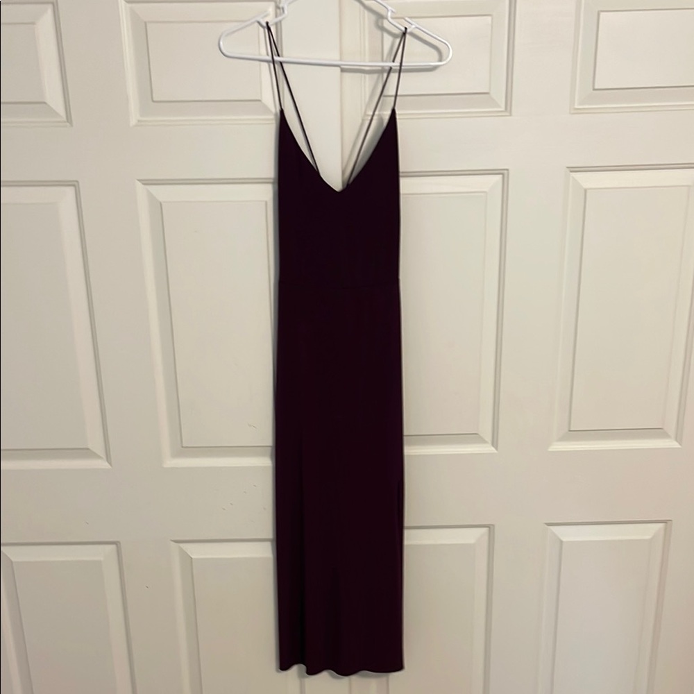 Elegant Black Spaghetti Strap Dress